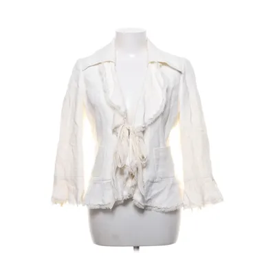 Kavaj (Vit) från Luisa Spagnoli Acetat, Linne