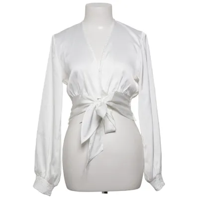 Wikkelblouse (Wit) van Elli White Polyester