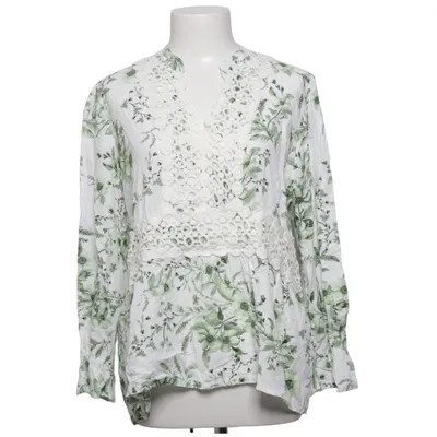 Blouse (Wit, Groen) van Pepper Viscose