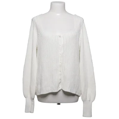 Cardigan (Blanc) de La Maille Sézane Acétate, Coton