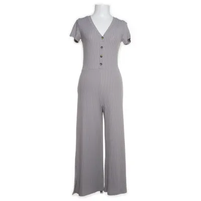 Jumpsuit (Gray) from By Clara Paris Elastane, Polyester