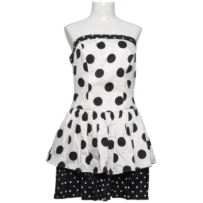 Kjole (Sort, Hvid) fra Oasis Acetat, Bomuld, Elastan, Nylon, Polyester