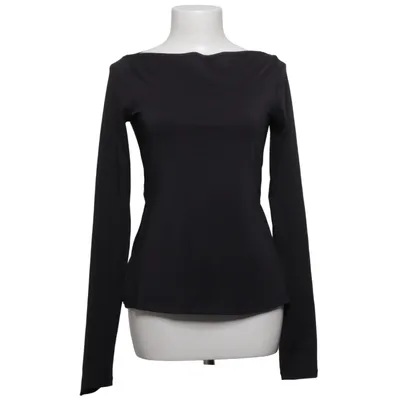 Långärmad t-shirt (Side Slit Long Sleeve) från Weekday Elastan, Polyester
