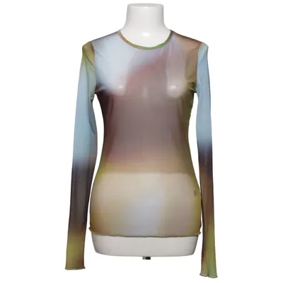 Top (Blur Printed Long Sleeve) fra Weekday Elastan, Polyester