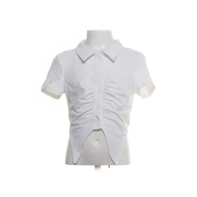 Top (White) from Shein Teen Cotton, Elastane, Polyester