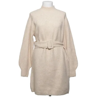 Jurk met col (Beige) van In April 1986 Acryl, Elastaan, Polyamide, Gerecycled polyester, Wol