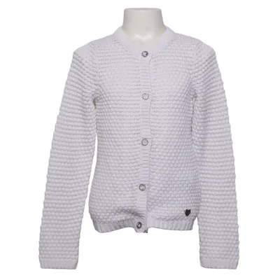Cardigan (Blanc) de Creeks Acrylique, Polyester
