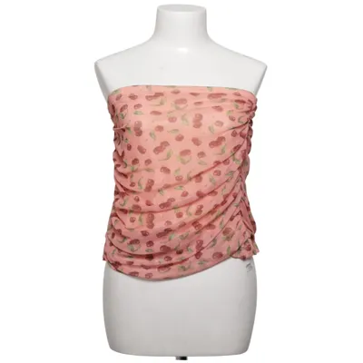 Top tube (Rose, Multicolore) de New Girl Order Élasthane, Polyester