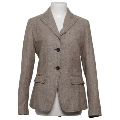 Blazer (Beige, Brun) fra Peek & Cloppenburg Bomuld, Elastan, Polyester, Uld