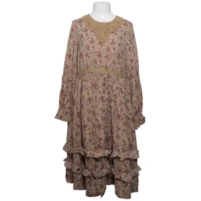 Klänning (Beige, Flerfärgad) från Ewa I Walla Silke