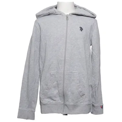 Capuchon sweater (Grijs) van U.S. Polo Assn. Katoen