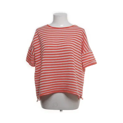 Top (Orange, White) from Ischiko Cotton, Polyamide