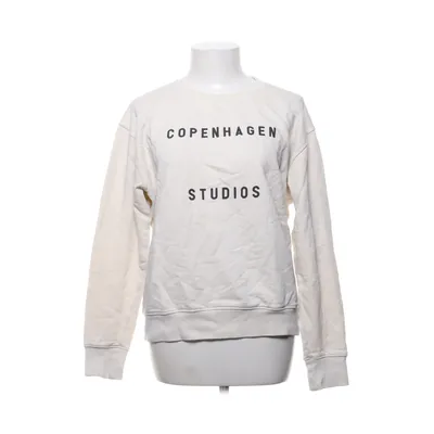 Collegetröja (Beige, Svart) från Copenhagen Studios Ekologisk bomull