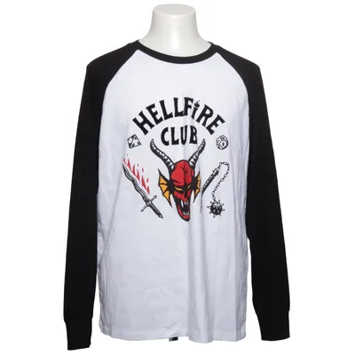 Baseball T-shirt (White, Black, Multicolored) from Netflix: Stranger Things Cotton