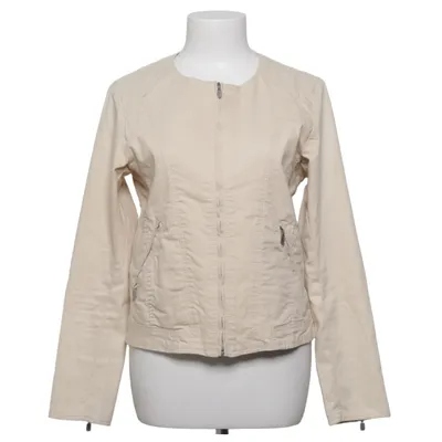 Jakke (Beige) fra Flash Woman Bomuld, Elastan, Polyester