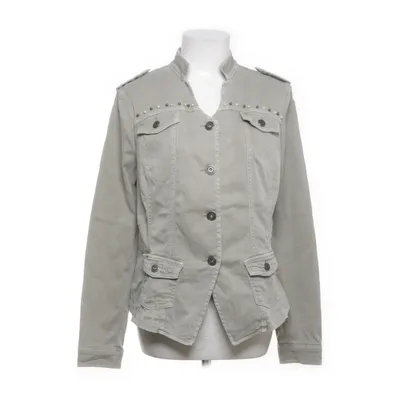 Denim jacket (Gray) from Estelle Jolie Elastane, Wool