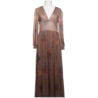 Maxi dress (Beige, Multicolored) Polyester