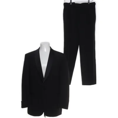 Suit (Black) from Royal Black Polyester, Wool, Elastane