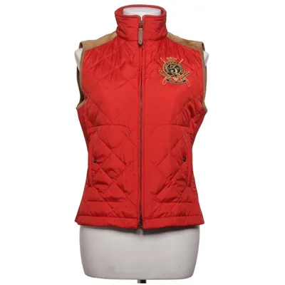 Outer vest (Red) from Ralph Lauren Sport Cotton, Leather, Polyester, Suede