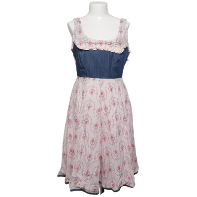 Jurk (Blauw, Roze, Meerkleurig) van Blutsgeschwister Katoen, Elastaan