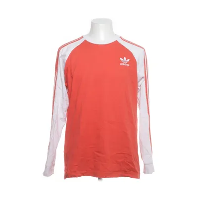 Lange mouwen shirt (Oranje, Wit) van Adidas Katoen, Elastaan