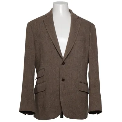 Blazer (Marron) de Hackett London Viscose, Laine