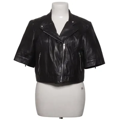 Bikerjacka (Brun, Svart) från Auluna Skinn, Polyester