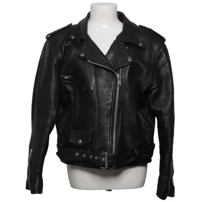 Biker jacket (Black) from Zara Leather Collection Leather, Polyester