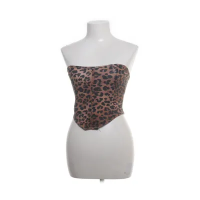 Corset (Brown, Multicolored) from ASOS Design Cotton, Elastane