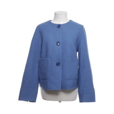 Coat (Blue) from Langerchen Lyocell, Wool