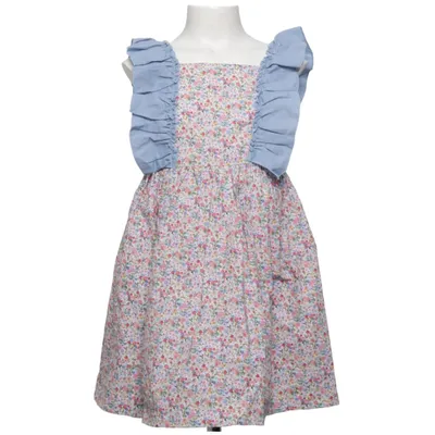 Klänning (Blå, Flerfärgad) från Creaciones Bomull, Polyester