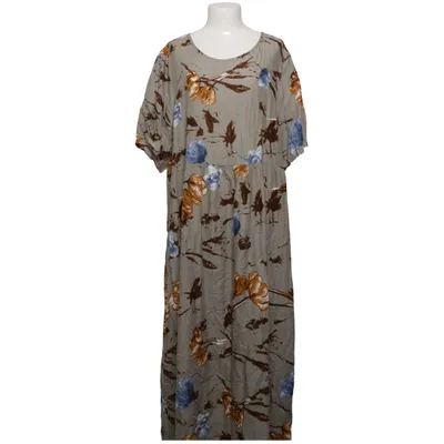 Klänning (Beige, Flerfärgad) från Zanzea Collection Bomull, Viskos