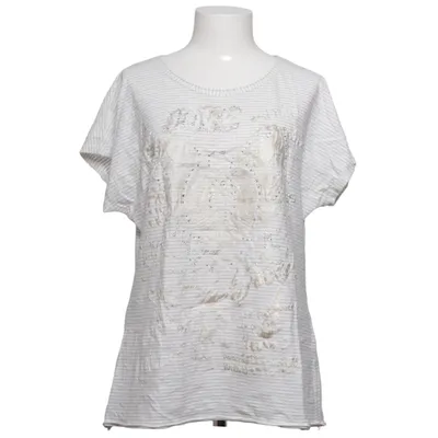 T-shirt (White, Beige) from Tredy Cotton