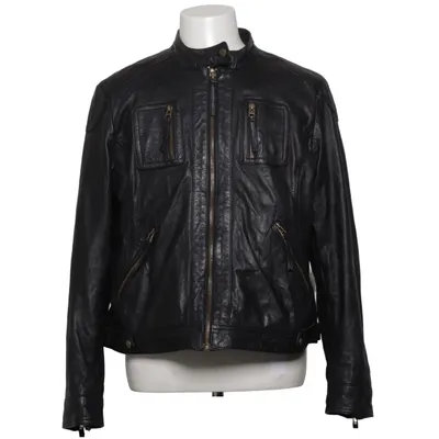 Leather jacket (Black) from La Dolce Vita Leather, Polyester