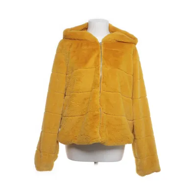 Vinterjacka (Gul) från ONLY Polyester, Pälsimitation