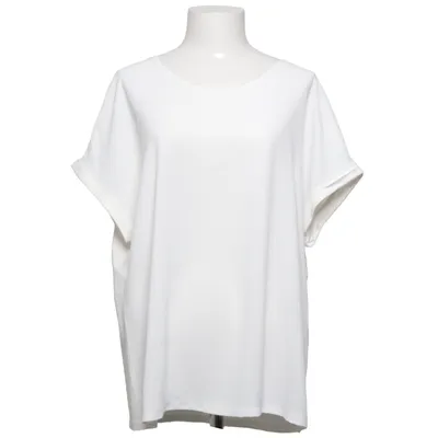 Top (White) from VA Milano Elastane, Polyester, Viscose