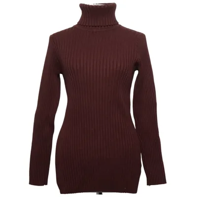 Turtleneck (Brown) from Naked Wardrobe Polyamide, Polyester, Viscose
