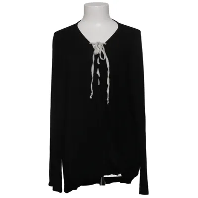 Slå-om top (Sort) fra Yoins Elastan, Viscose