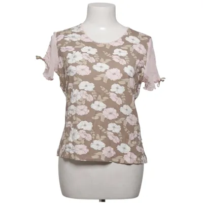 Top (Braun, Pink, Weiß) von ClaMal Elasthan, Viskose