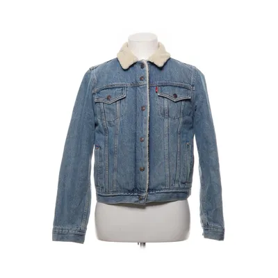 Gevoerde spijkerjas (Blauw, Beige) van Levi Strauss & Co Katoen, Polyester