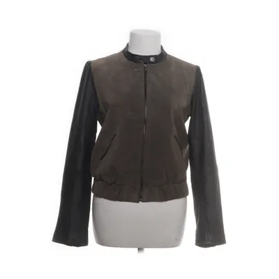 Leren jack (Zwart, Bruin) van Mango