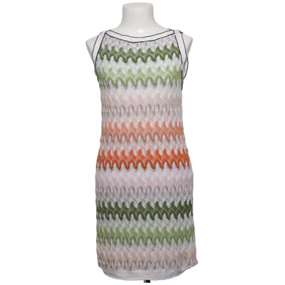 Robe (Vert, Orange, Multicolore) de Missoni Coton, Élasthane, Soie, Viscose
