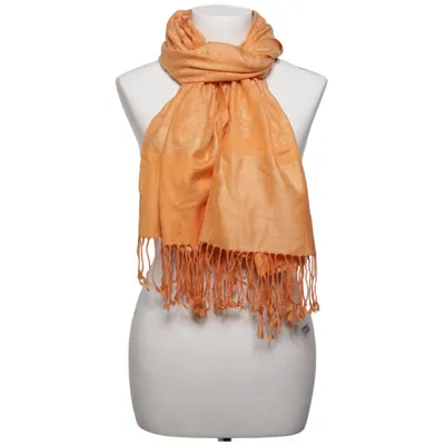 Sjaal (Oranje) van Pashmina Kasjmier, Zijde