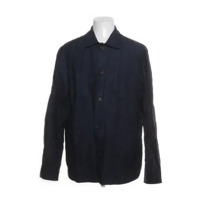 Överskjorta (Blå) från Mango Man Bomull, Linne, Polyester