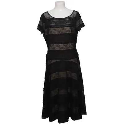 Kleid (Schwarz, Beige) von Sangria Elasthan, Polyester