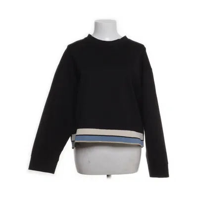 Sweatshirt (Black, Multicolored) from Sandro Ferrone Elastane, Nylon, Viscose