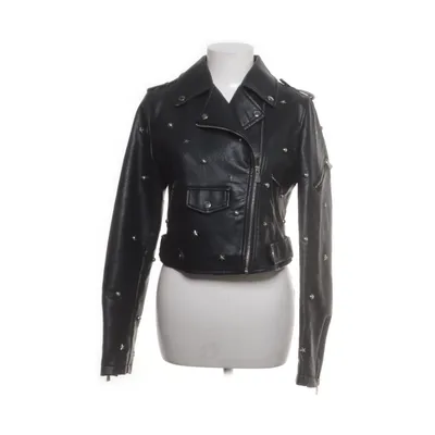 Bikerjack (Zwart) van Flamant Rose Collection Polyester, Polyurethaan
