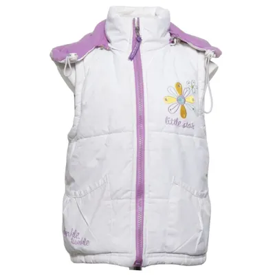 Gilet d'extérieur (Blanc, Violet) de Happy House Coton, Polyester