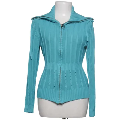 Strickjacke (Türkis) von Fransa Acryl, Baumwolle