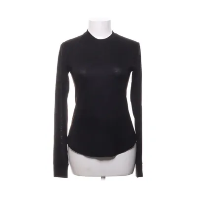 Långärmad t-shirt (Svart) från Uniqlo x Mame Kurogouchi Akryl, Elastan, Polyester, Ull